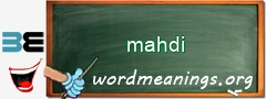 WordMeaning blackboard for mahdi